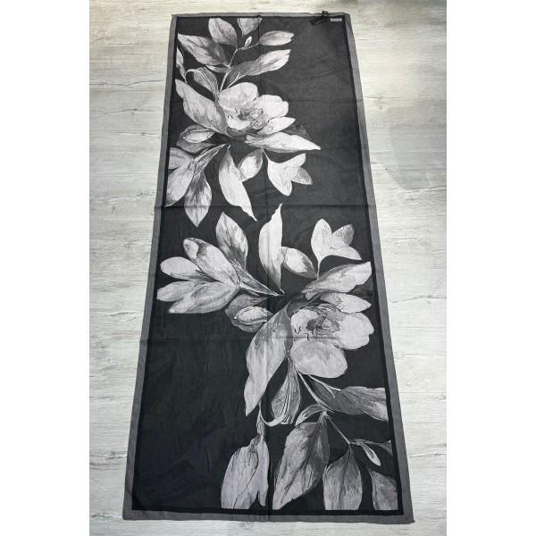 Dijital Bambu Pamuklu Şal 017GR